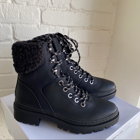 NWT Steve Madden Black Boots Size 8 - Picture 4 of 16